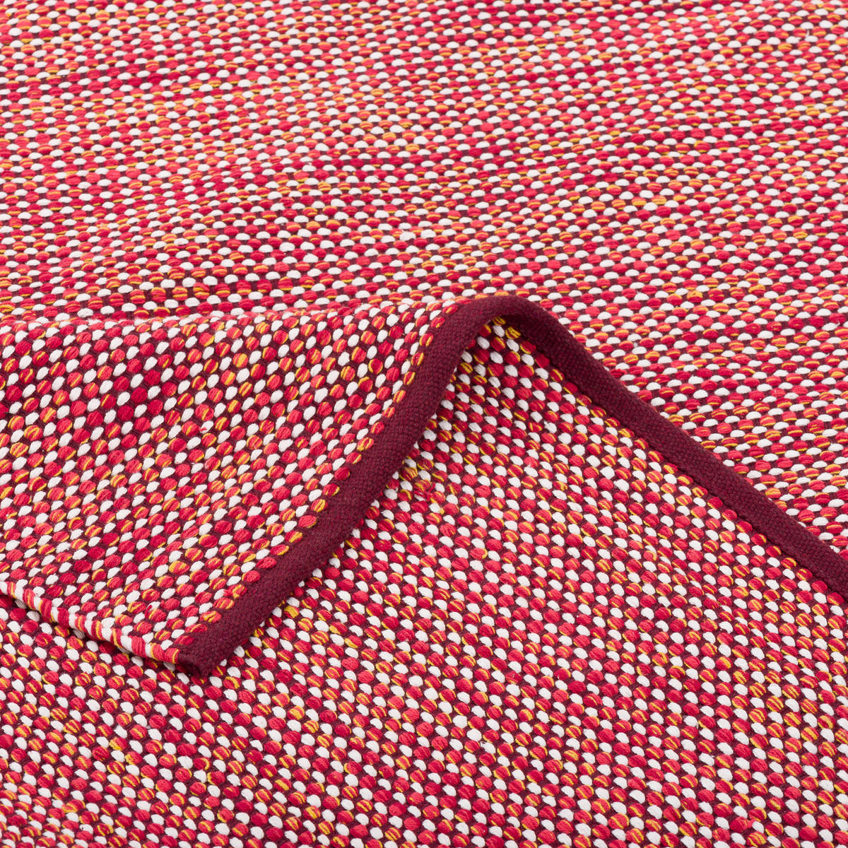 BAUMWOLLE NATUR KELIM TEPPICH SANDY MODERN - Dunkelorange, Textil (200/290cm) - Pergamon