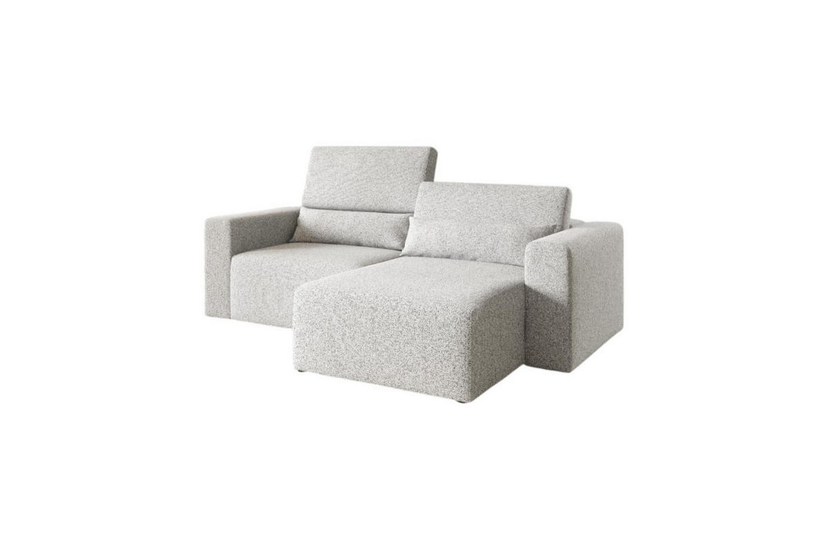 ECKSOFA Modular Premium Grau - Schwarz/Grau, Holz/Holzwerkstoff (225/172cm) - Furnisell