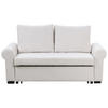 2-SITZER-SCHLAFSOFA Leinenoptikhellbeige Silda - Beige, Textil (173/92/93cm) - Beliani
