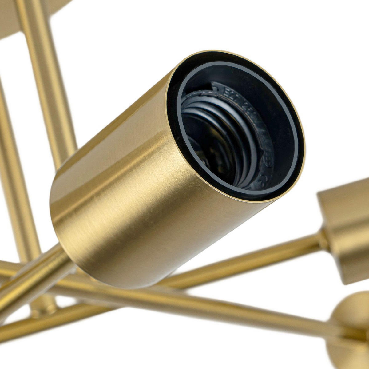 DECKENLEUCHTE Willowara 45/45/15 cm - Goldfarben, Metall (45/45/15cm) - ZMH