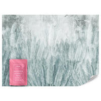 FOTOTAPETE Bananenstauden auf Beton 300x210 - Blau/Grau, Papier (300/210cm) - Muralo