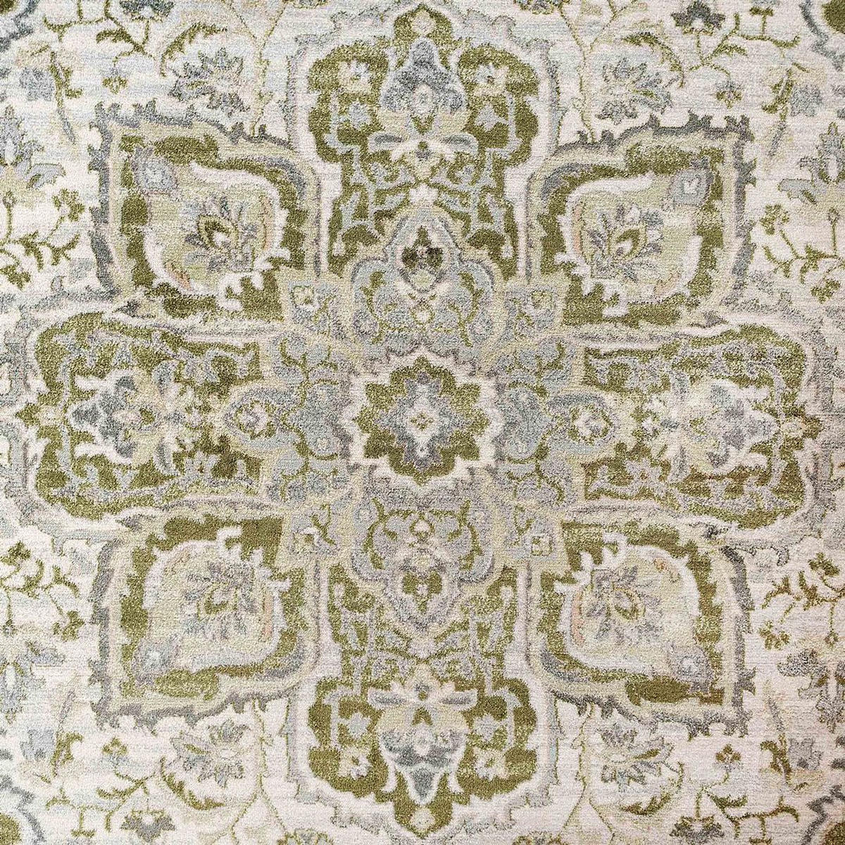 TEPPICHLÄUFER Catlaine Getty Green Grün - Grün, Textil (61/239cm) - Kukoon Rugs