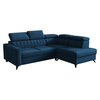 ECKSOFA Milano 2RRLXP, Seite: Rechts 2R+R+LXP - Blau, Holz/Textil (249/195cm) - MIRJAN24