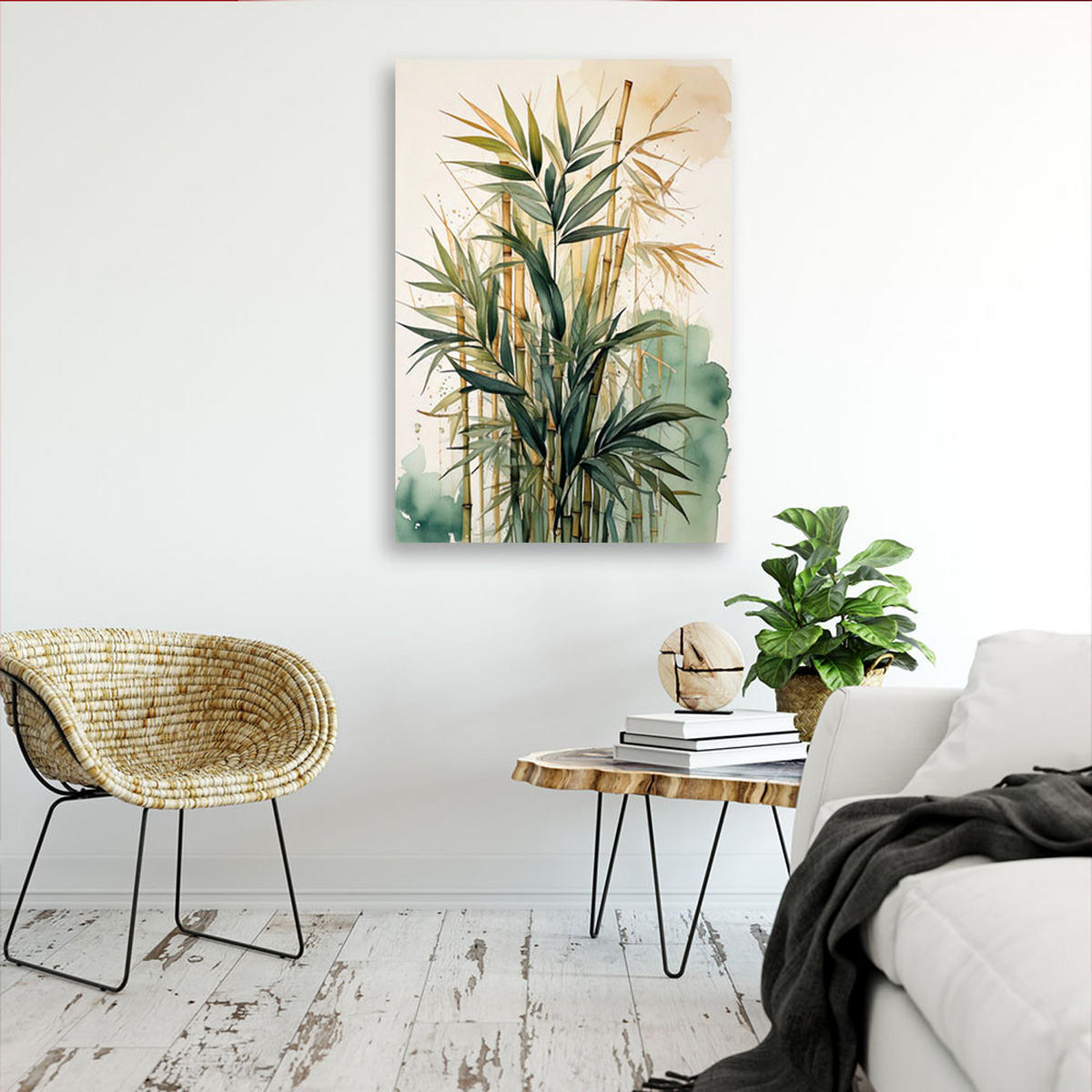 LEINWANDBILD Natur und Botanik 20x30cm - Grün, Textil (20/30cm) - Feeby