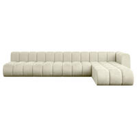 ECKSOFA modulares Sofa Darnel-L3 - 387x177x70 cm Beige - Beige, Holzwerkstoff/Textil (387/177cm) - ALTDECOR