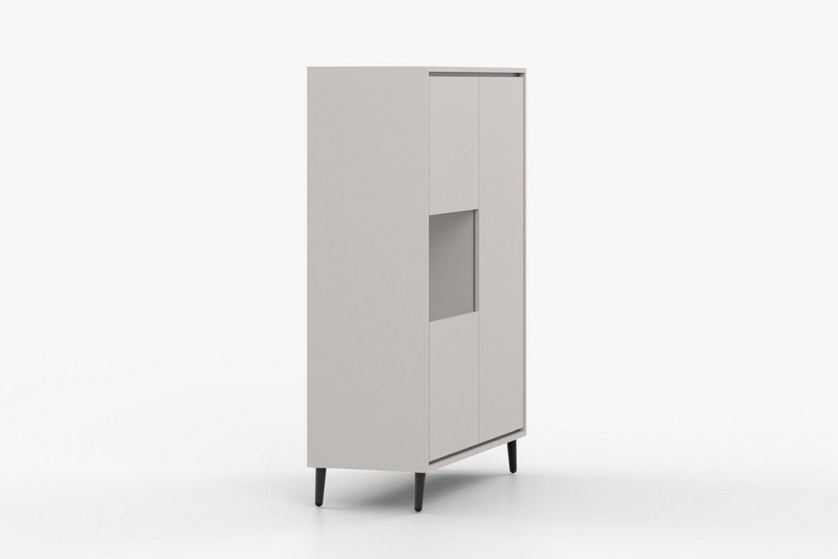 BARSCHRANK FRESSO 100/135/40 cm in Kaschmir - Kaschmir, Holzwerkstoff (100/135/40cm) - Deine Möbel 24