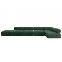 ECKSOFA modulares Sofa Favio-L3 - 475x190x70 cm Grün Cord - Grün, Holzwerkstoff/Textil (475/190cm) - ALTDECOR
