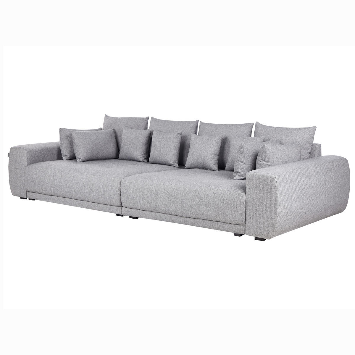 4-SITZER-SOFA Polsterbezug Grau Torpo - Grau, Textil (308/84/136cm) - Beliani