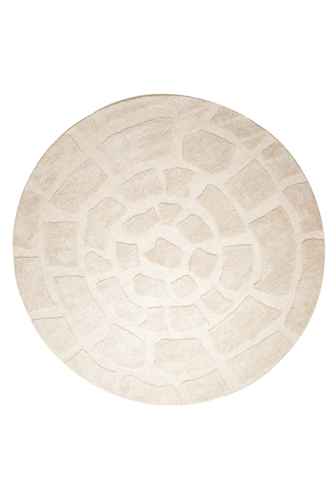 TEPPICH Bajelo Braun Ø220/0,5 cm - Braun, Textil (220/220cm) - Light & Living