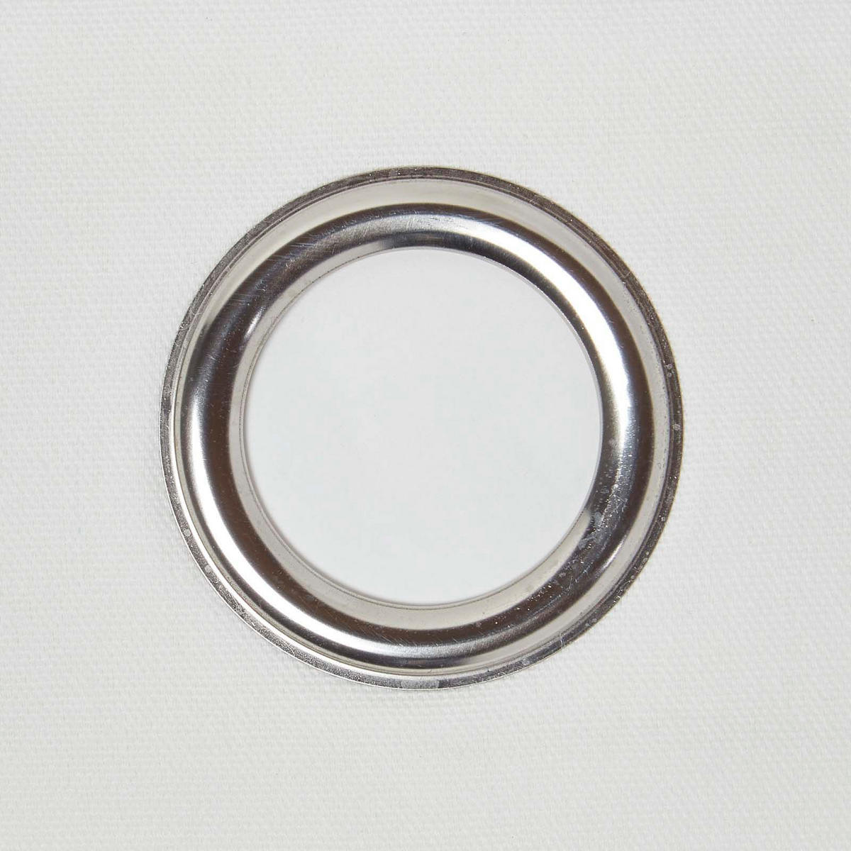 ÖSENVORHANG blickdicht 2er-Set, 137/228 cm - Weiß, Textil (137/228cm) - Homescapes