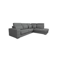 ECKSOFA Nevio Xl In Scala - Grau, Holzwerkstoff/Textil (312/226cm) - Fun Möbel