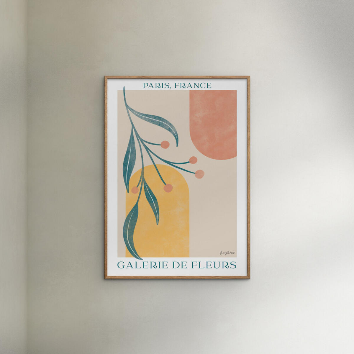 POSTER Wild Apple - Botanical Poster III - Multicolor, Papier (50/70/0.1cm) - Poster&Frame