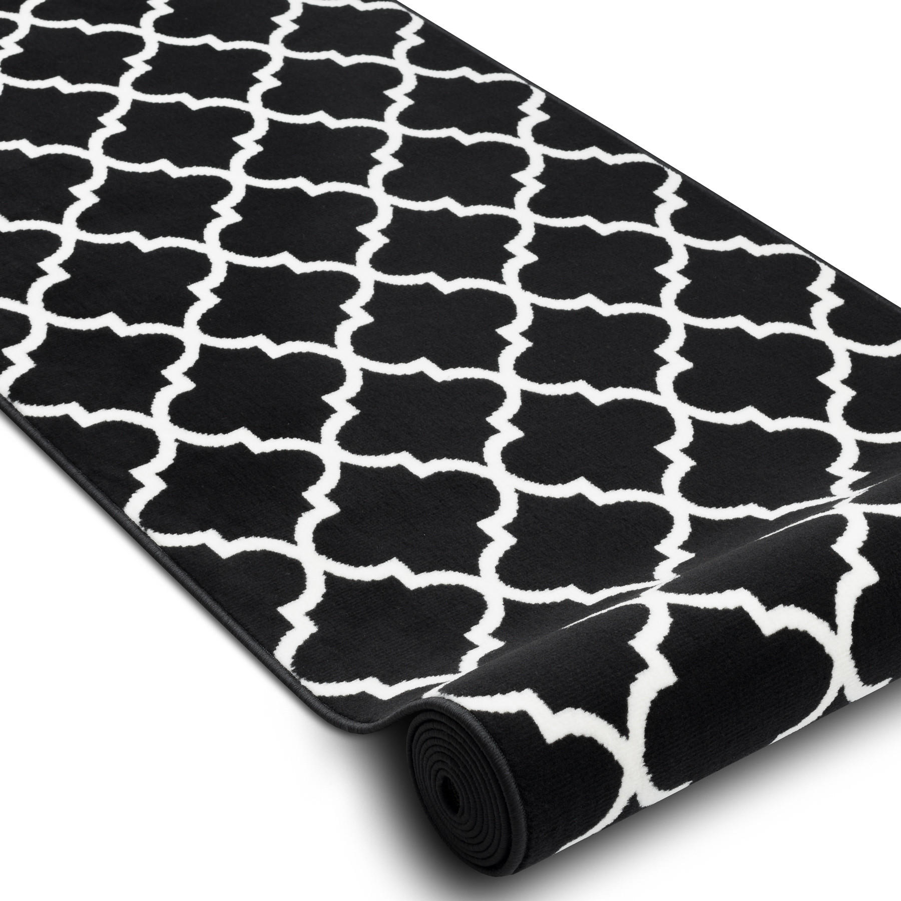 LÄUFER BCF MORAD 80/230 cm - Schwarz, Textil (80/230cm) - rugsX