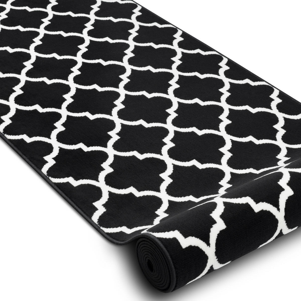 LÄUFER BCF MORAD 80/170 cm - Schwarz, Textil (80/170cm) - rugsX