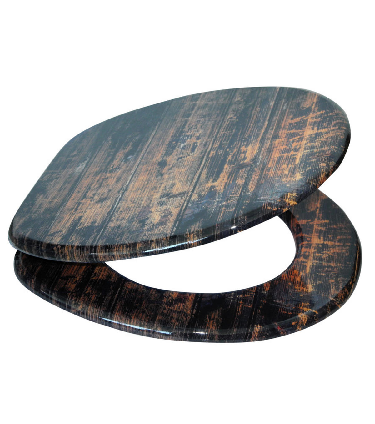 WC-SITZ Vintage - Braun, Holzwerkstoff (38/6/47cm) - Sanilo