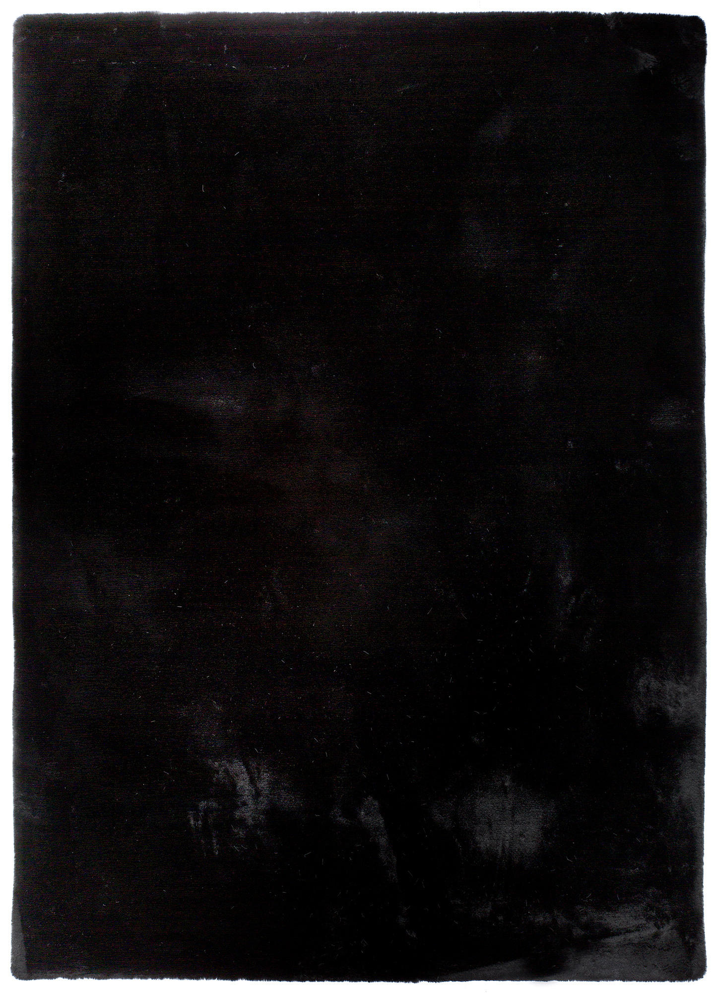 Atticgo Hochflorteppich Schwarz 160x230 cm