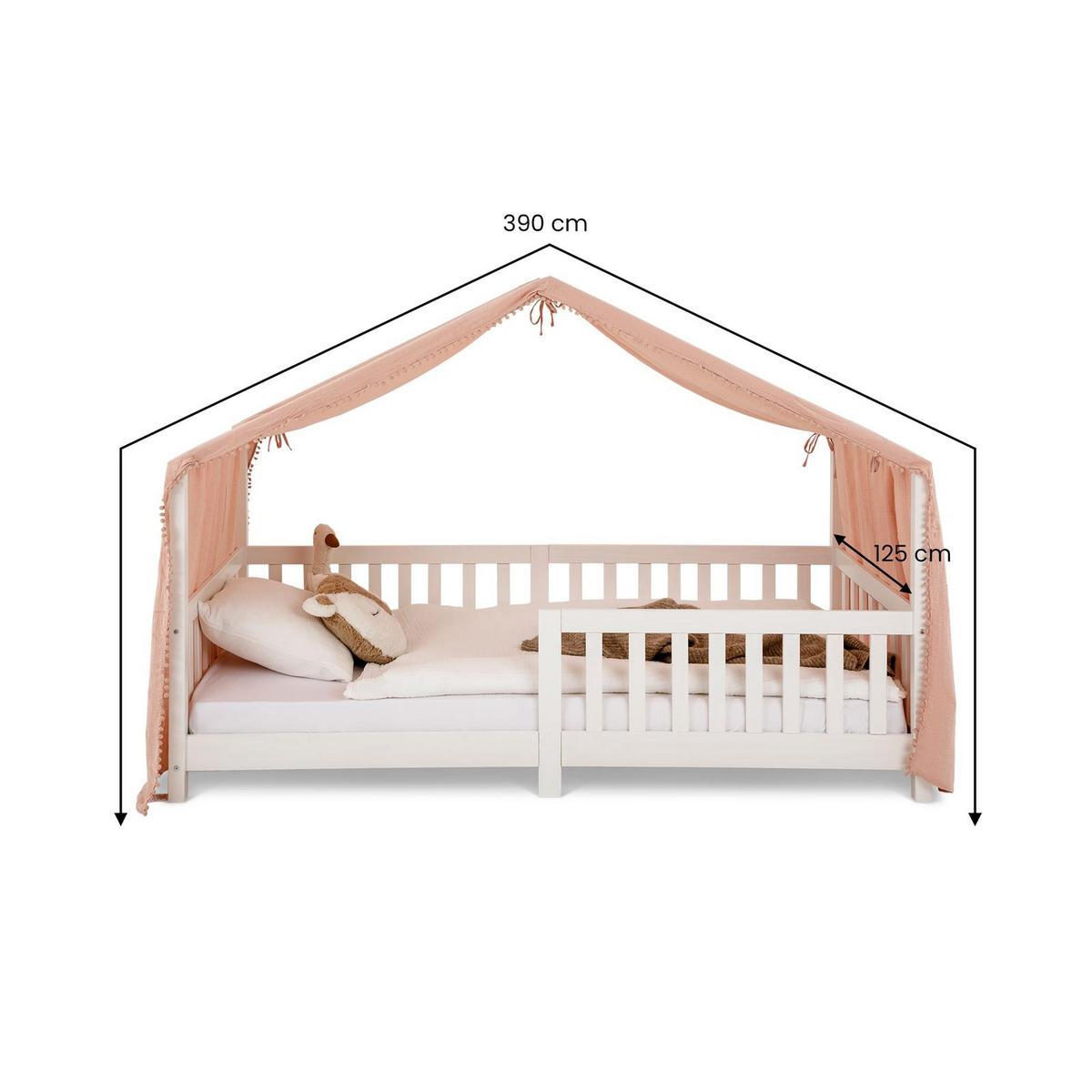 HAUSBETT- HIMMEL LIAN - Rosa, Textil - IDIMEX