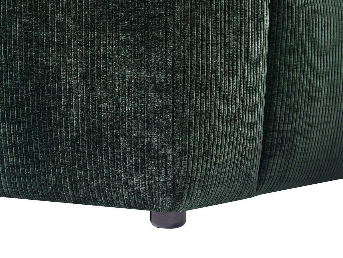 SITZHOCKER - 1 Person - Samt, Stoff - Tannengrün - TIRONO - Waldgrün, Textil (99/46/66cm) - Vente-Unique