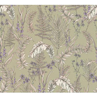 VLIESTAPETE Grün 53/1005 cm - Grün, Textil (53/1cm) - KUNSTLOFT