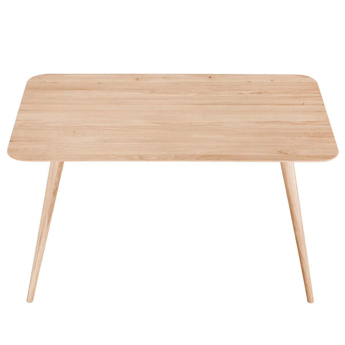 ESSTISCH - Massivholz - Eichefarben, Holz (90/140/75cm) - home24