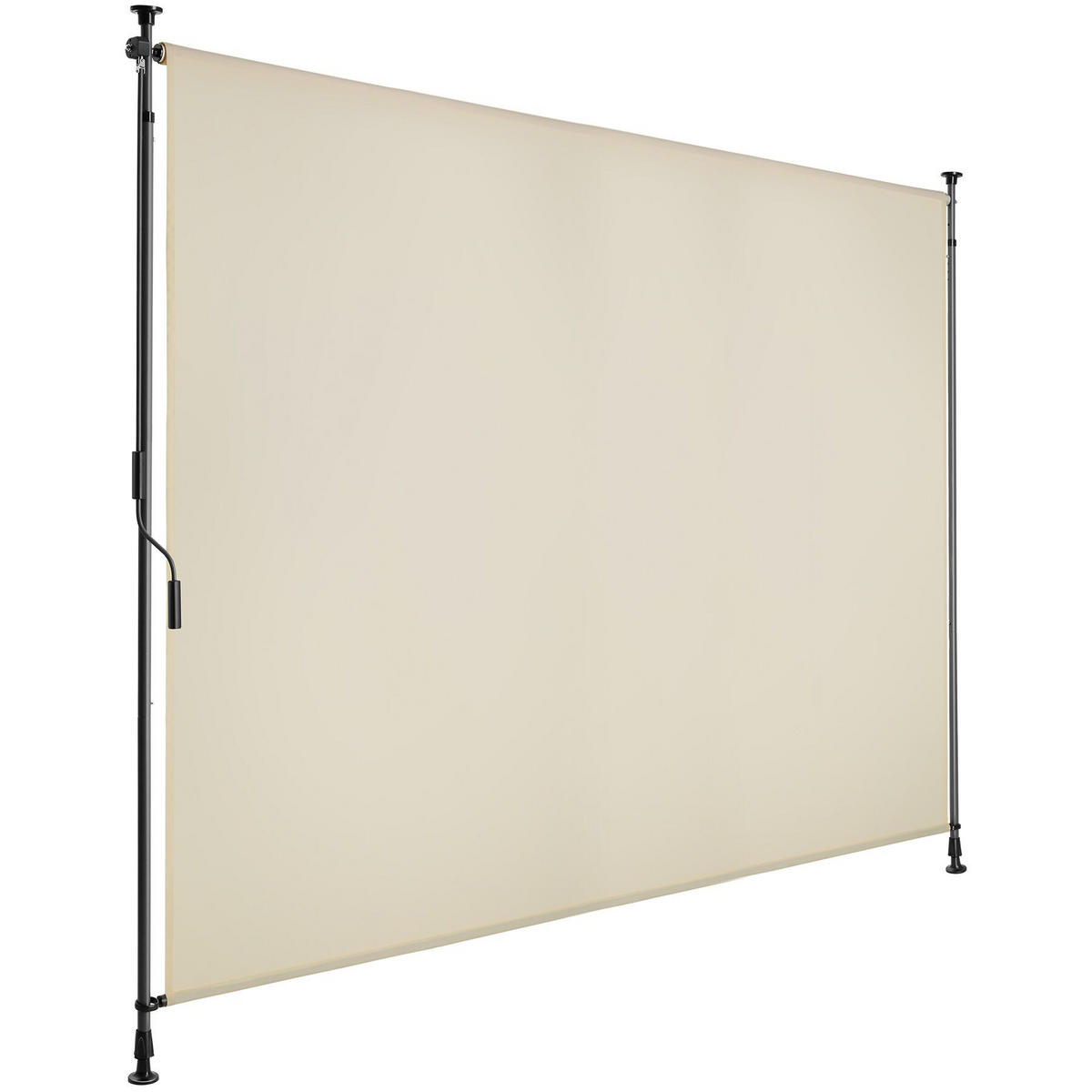 KLEMMMARKISE Taija, leichtgängige Handkurbel, beige - Beige, Kunststoff (208/310cm) - tectake