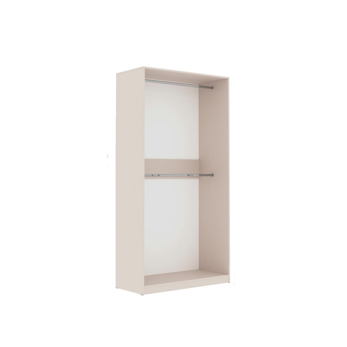 KLEIDERSCHRANK OFFEN TRES 01 CASHMERE 100/206/51 cm - Kaschmir, Holzwerkstoff (100/206/51cm) - Marmex Möbel
