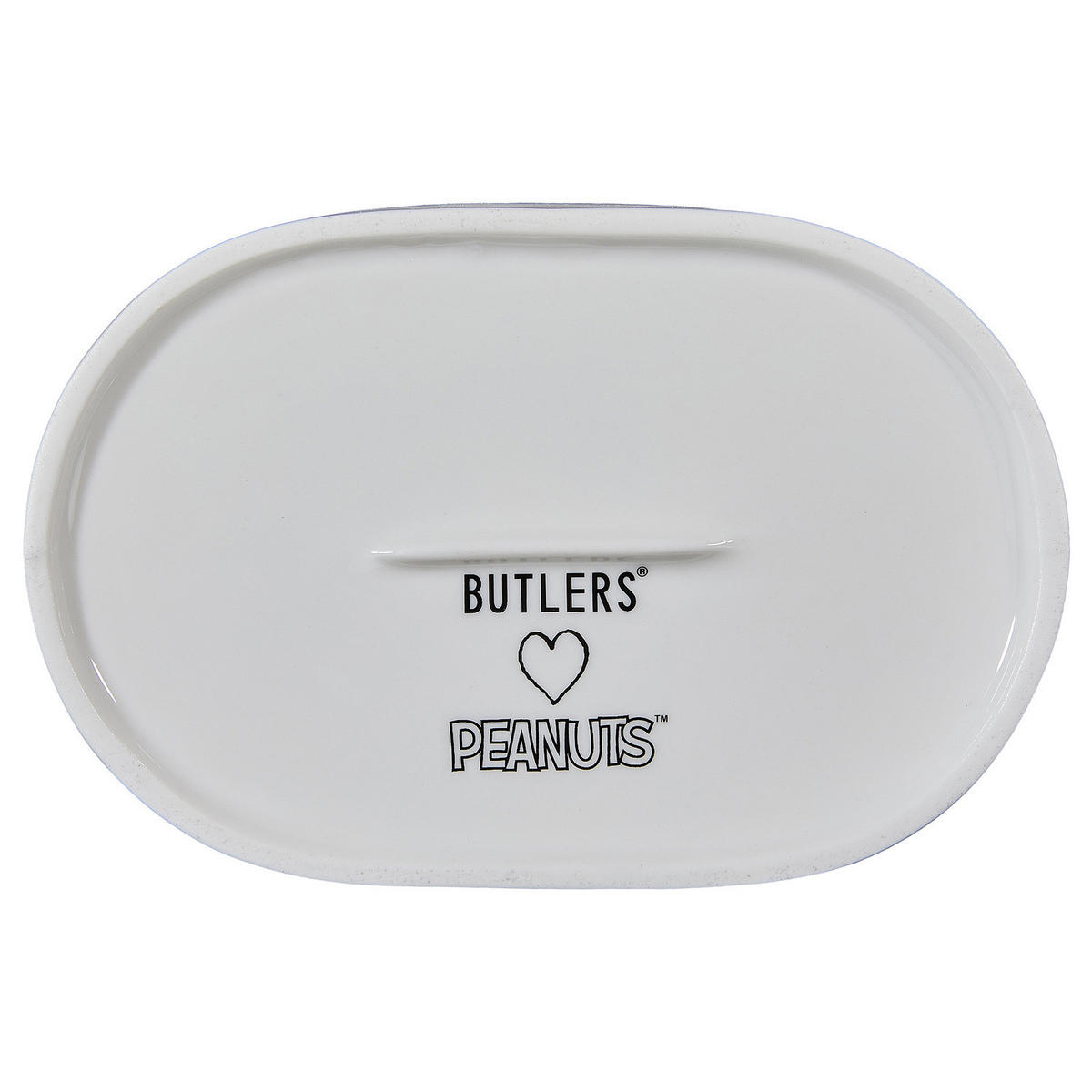 DEKOTELLER Peanuts Snoopy mit Mütze - Weiß, Keramik (2cm) - Butlers
