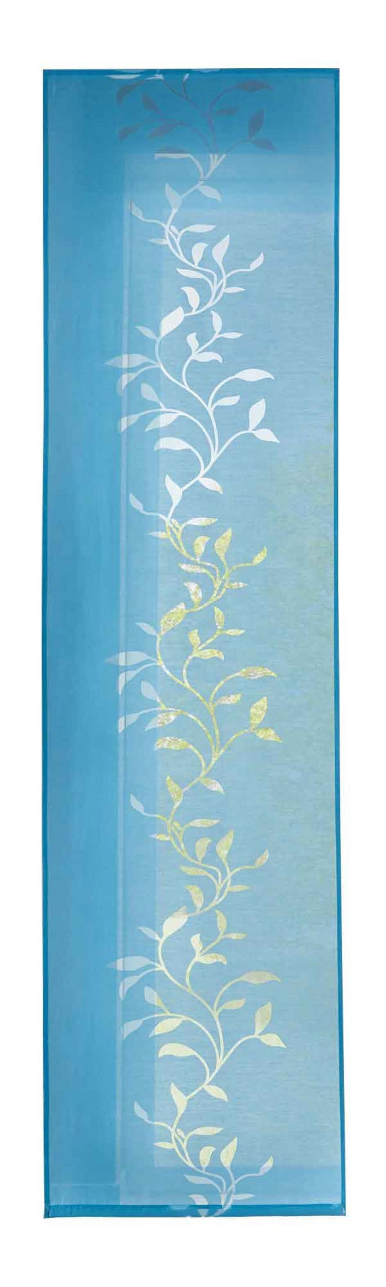 FLÄCHENVORHANG HxB 245x60 Türkis - Türkis, Textil (60/245cm) - Gardinenbox