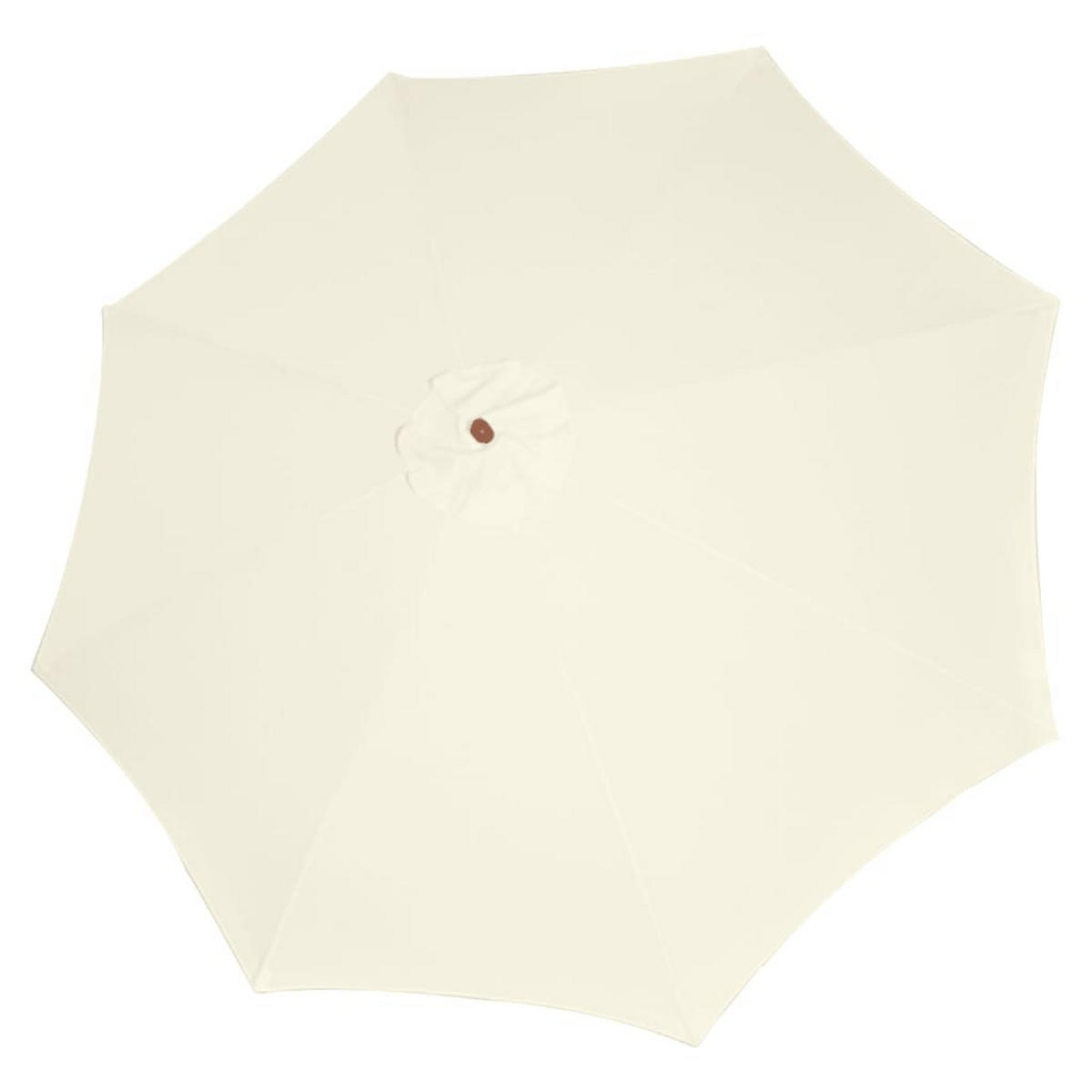 SONNENSCHIRM 300/258 Cm Sandweiss - Weiß, Textil (300/300cm) - vidaXL