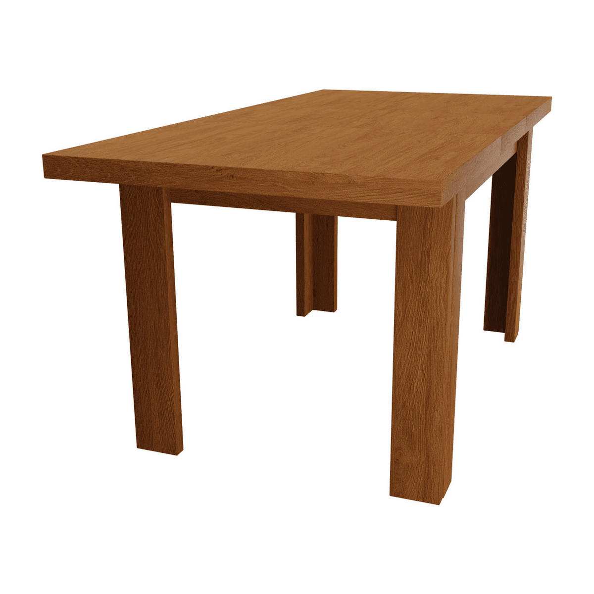 ESSTISCH ausziehbar 120-160 x 80 x 75,5 cm Esche hell - Eschefarben, Holzwerkstoff (80/120/75.5cm) - Koseto