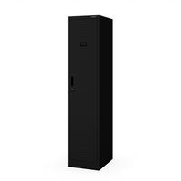 METALL-ARBEITSSCHRANK KACPER 1 Plus - Schwarz, Metall (40/180/50cm) - Jan Nowak