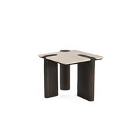 COUCHTISCH Maeve Mangoholz 57 cm / 50 cm Dunkelbraun - Dunkelbraun, Holz (50/57/45cm) - Villa Möbel