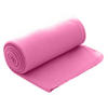 FLEECEDECKE rosa 130/160 cm Kettelrand Anti-Pilling - Rosa, Textil (130/160cm) - wometo
