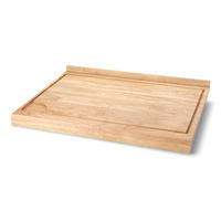 BACK- & ARBEITSBRETT, Gummibaumholz, 62 x 42.5 cm - Braun, Holz (46/62cm) - Continenta