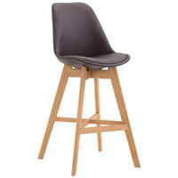 BARHOCKER Cannes 112x48x56 cm Natura braun - Braun, Leder (48/112/56cm) - furnicato