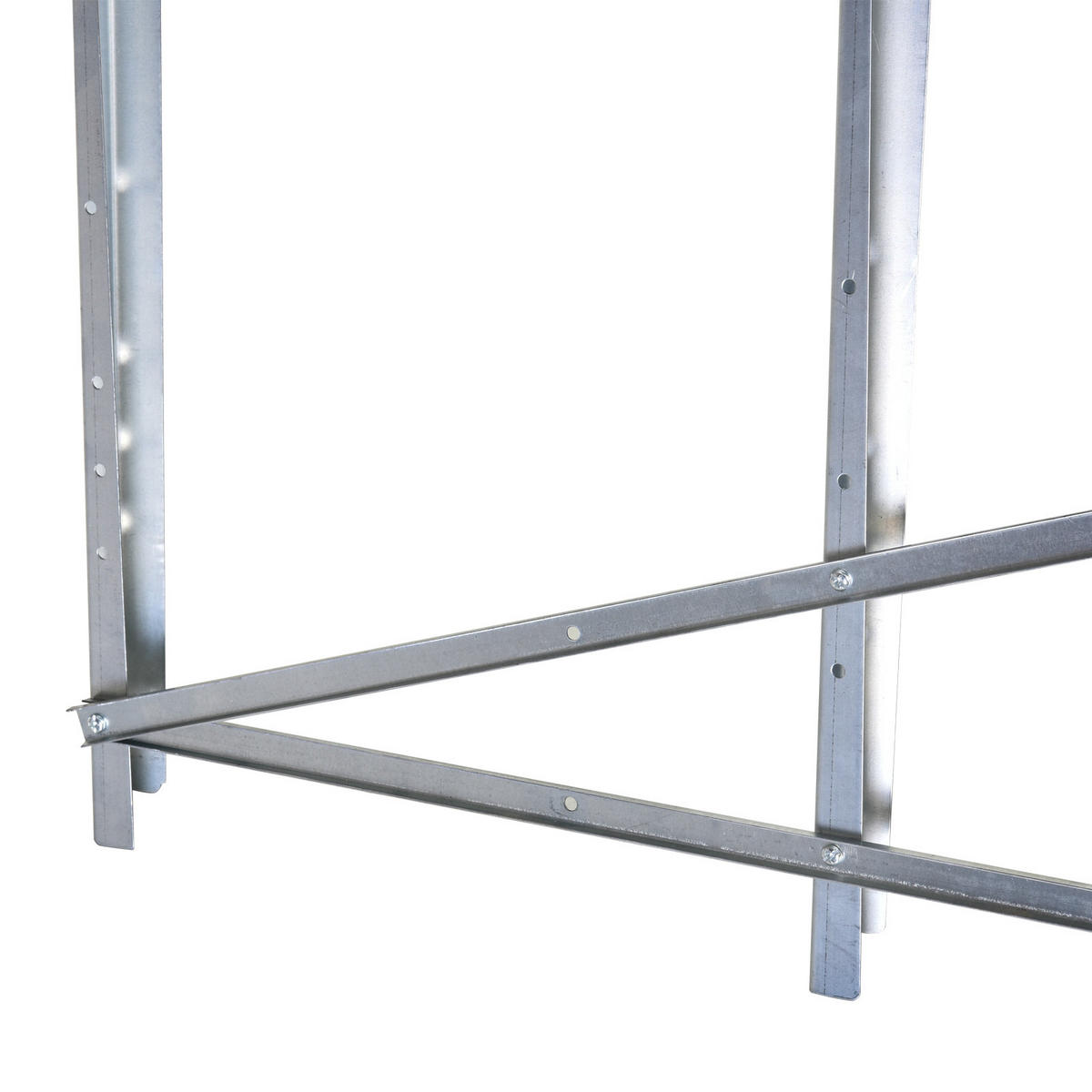 SÄGEBOCK DE-09179 klappbar, mit Sägezahnkante, 100 kg belastbar Silber - Silberfarben, Metall (83/79/83cm) - ComfortXL