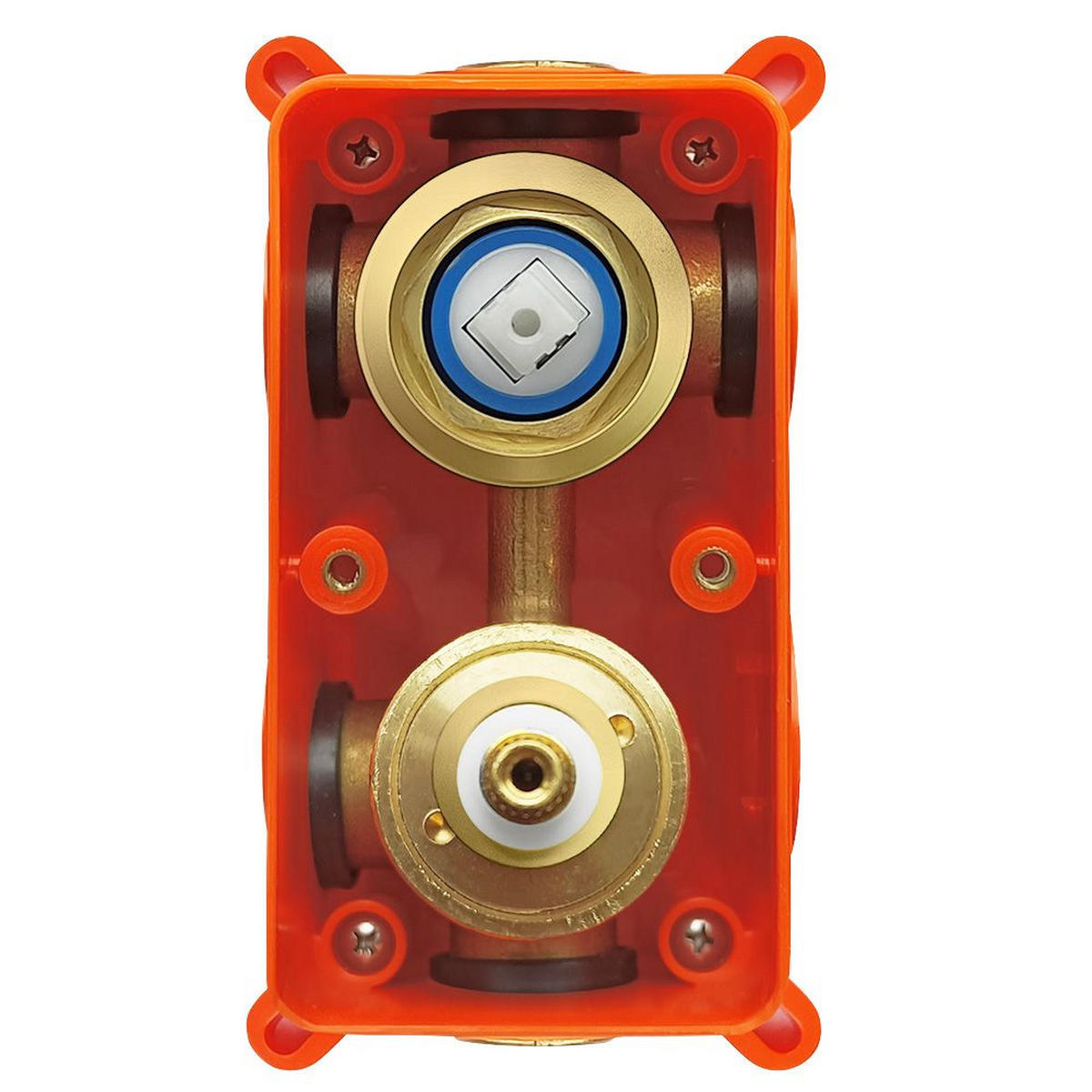 UNTERPUTZ Wannen-/duschset Rea Lungo Gold + Ibox - Goldfarben, Metall (16/9/38.5cm) - REA