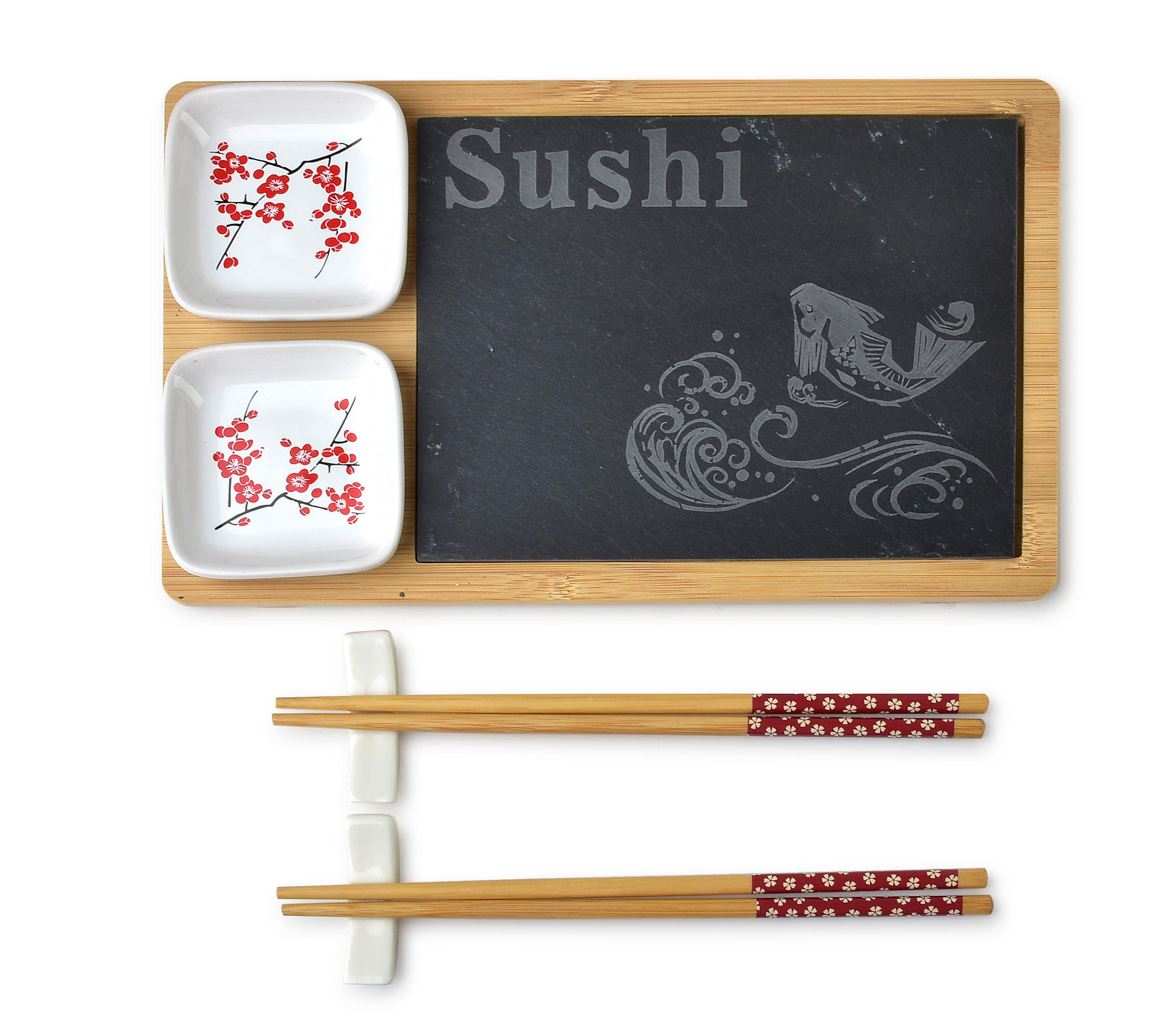 SUSHI-GERICHTEN Basic Beige 30.5/18.5/3.5 cm Holz - Beige, Holz (18.5/3.5/30.5cm) - Mondex