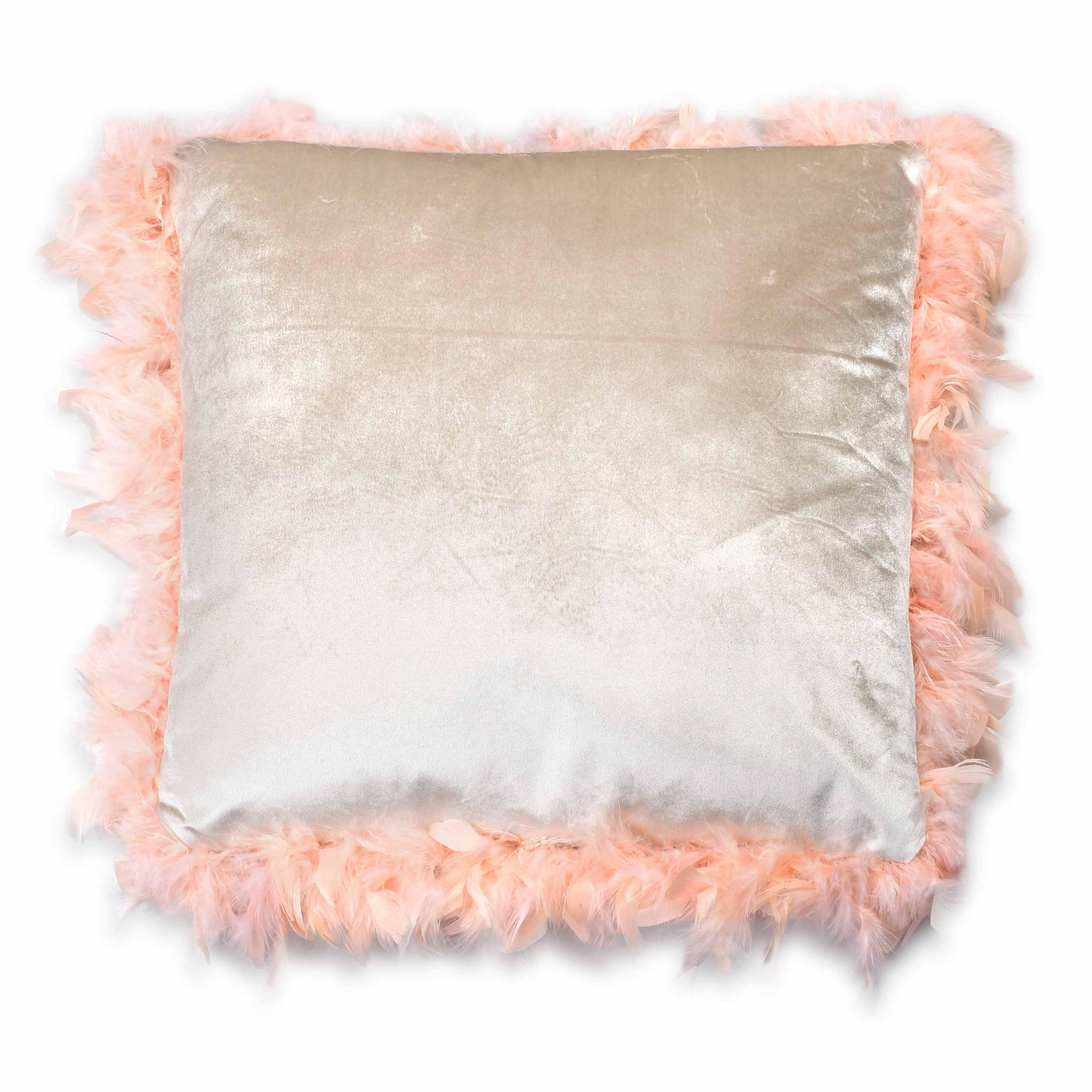 KISSENHÜLLE Loreta Beige 44/44/8 cm Textilien - Beige, Textil (44/44cm) - Mondex