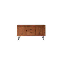 SIDEBOARD Bonnie Braun aus Akazie - Braun, Holz (150/77/45cm) - Tikamoon