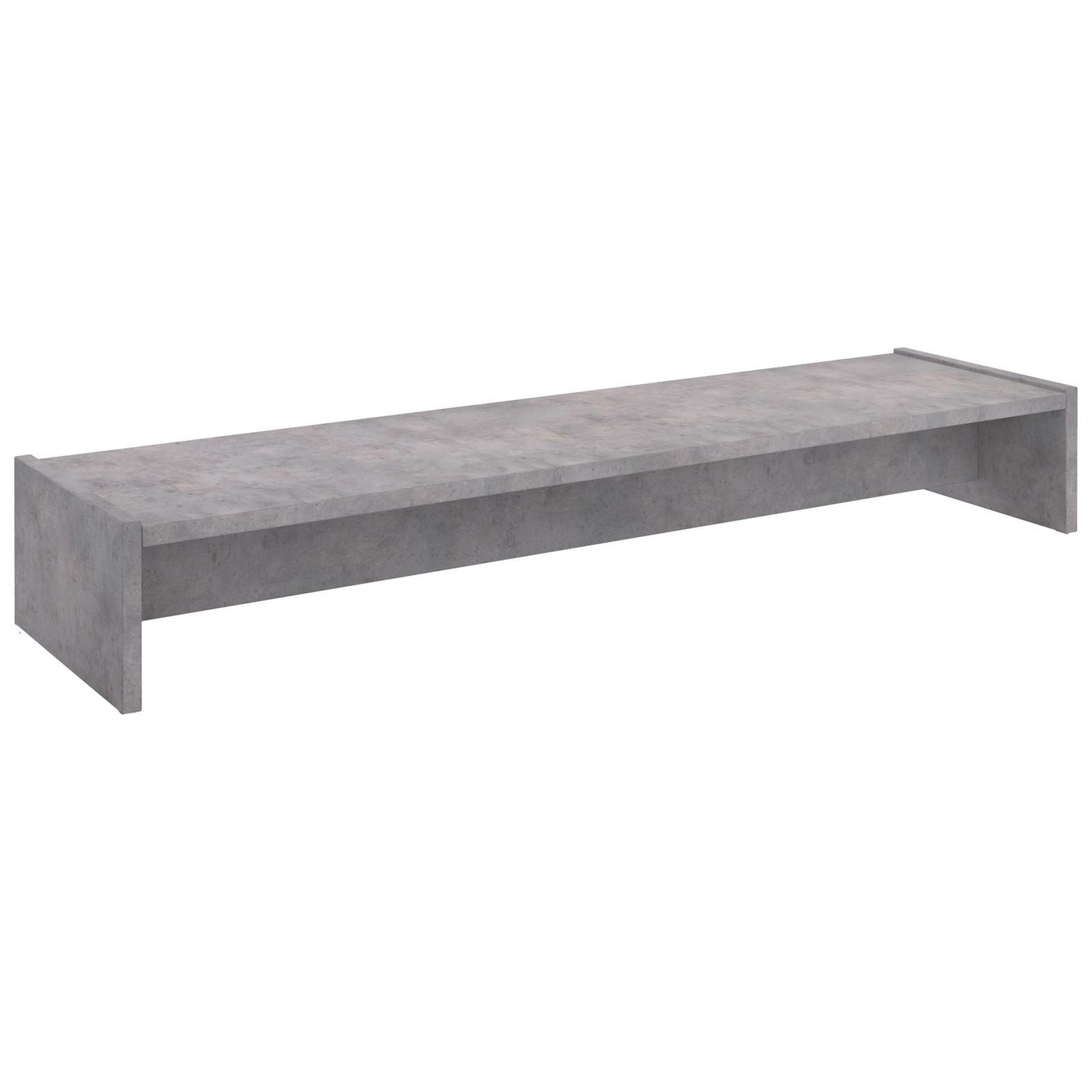MONITORSTÄNDER ZOOM - Grau, Holzwerkstoff (27/100/15cm) - CARO-Möbel