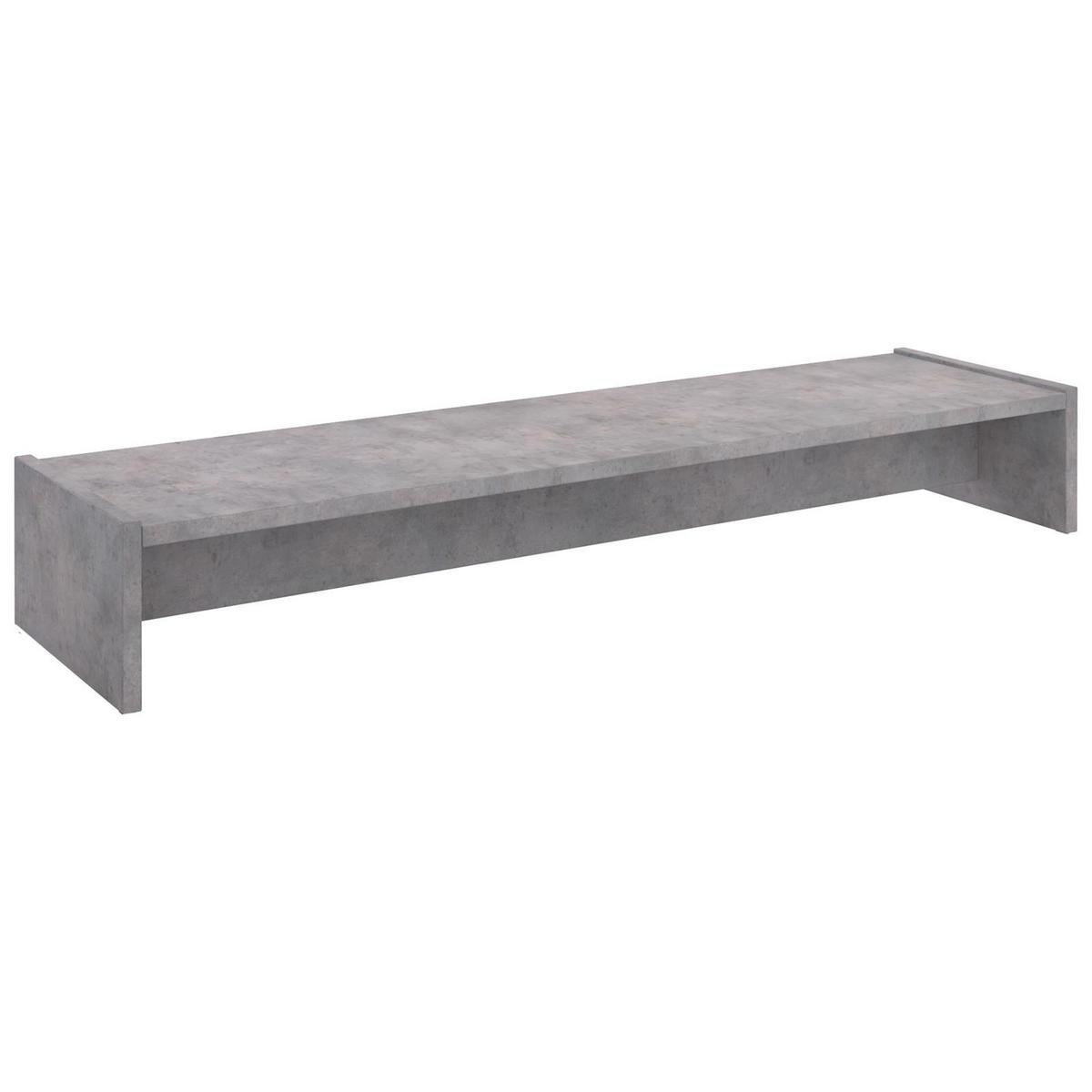 MONITORSTÄNDER ZOOM - Grau, Holzwerkstoff (27/100/15cm) - CARO-Möbel