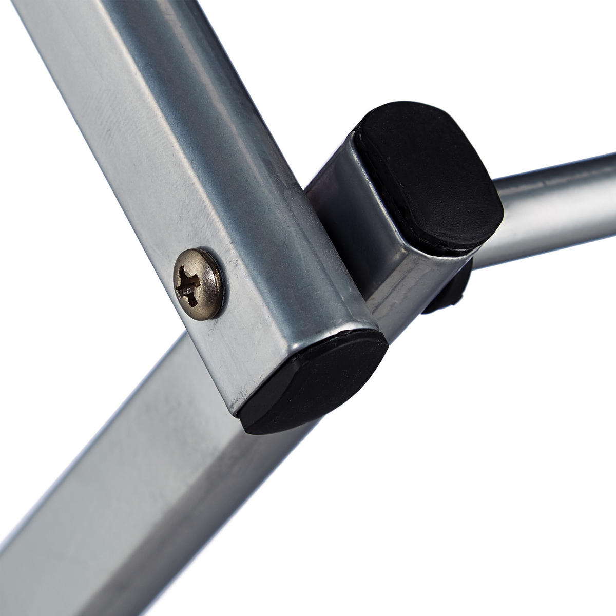 STOJAN na prádlo - strieborná, kov/plast (73/105/37cm) - Relaxdays