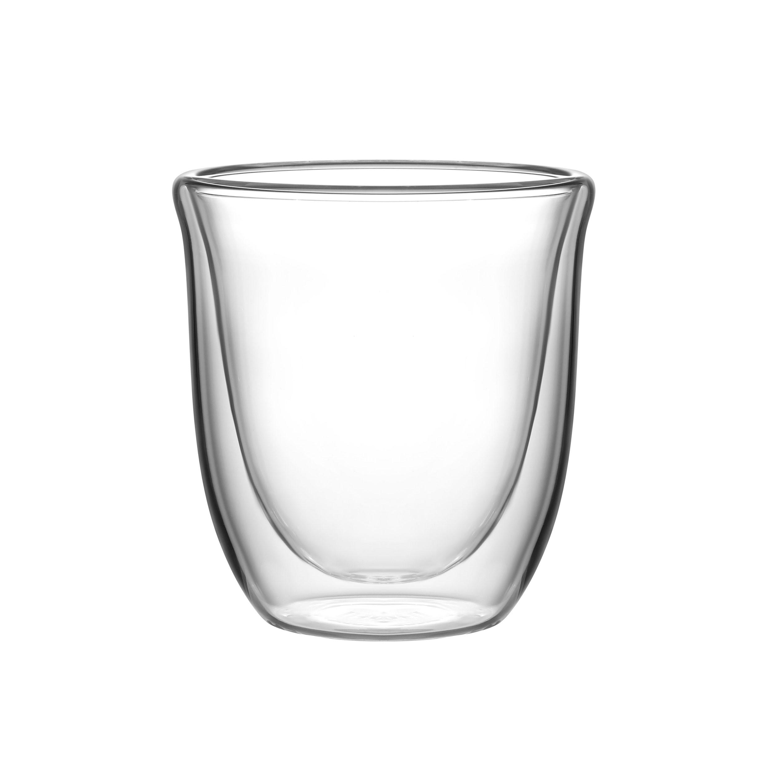 GLASBECHERSET Firenze, 2er Set, Doppelwandig, 300 ml - Transparent, Glas (0.3L) - Bialetti