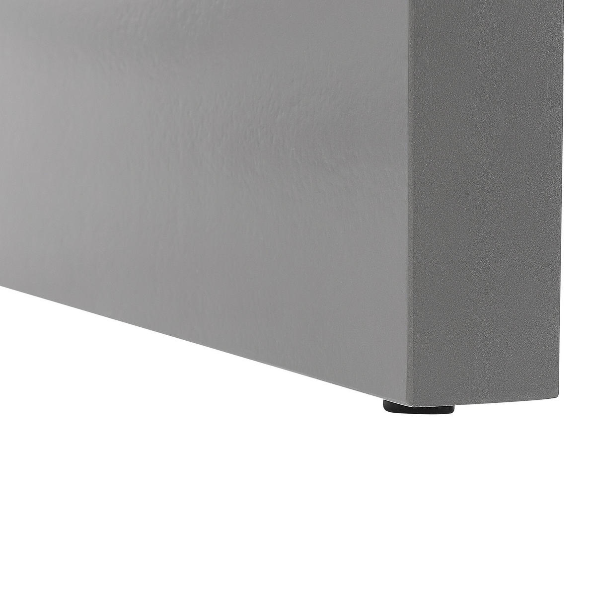 GARTENTISCH Beton grau U-Form 180/90 cm Taranto - Grau, Stein (90/108/78cm) - Beliani