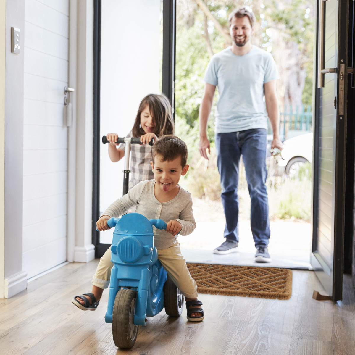 DRAHTGITTERMATTE - Hellbraun, Textil/Metall (60/40cm) - Relaxdays