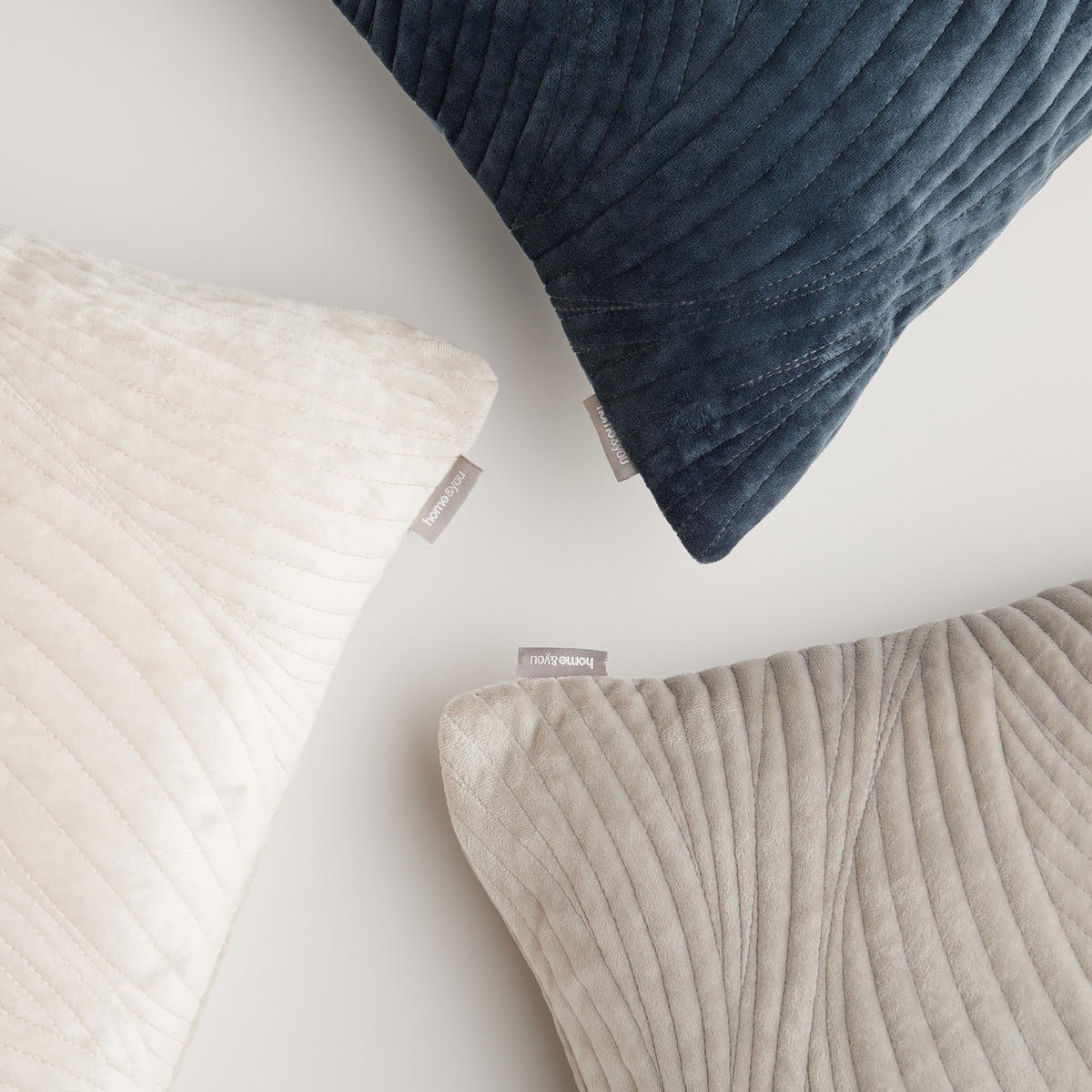 KISSENBEZUG Tossa - Dunkelgrau, Textil (45/45cm) - home&you