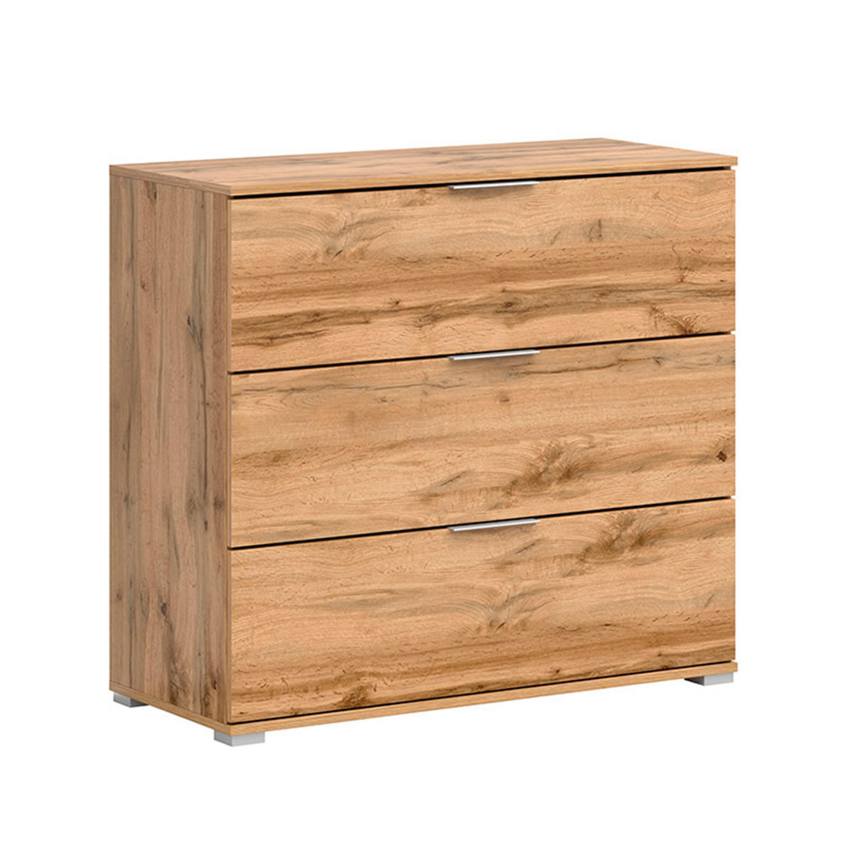 KOMMODE Selma Holz - Braun, Holzwerkstoff (95/86/41cm) - Petits-meubles