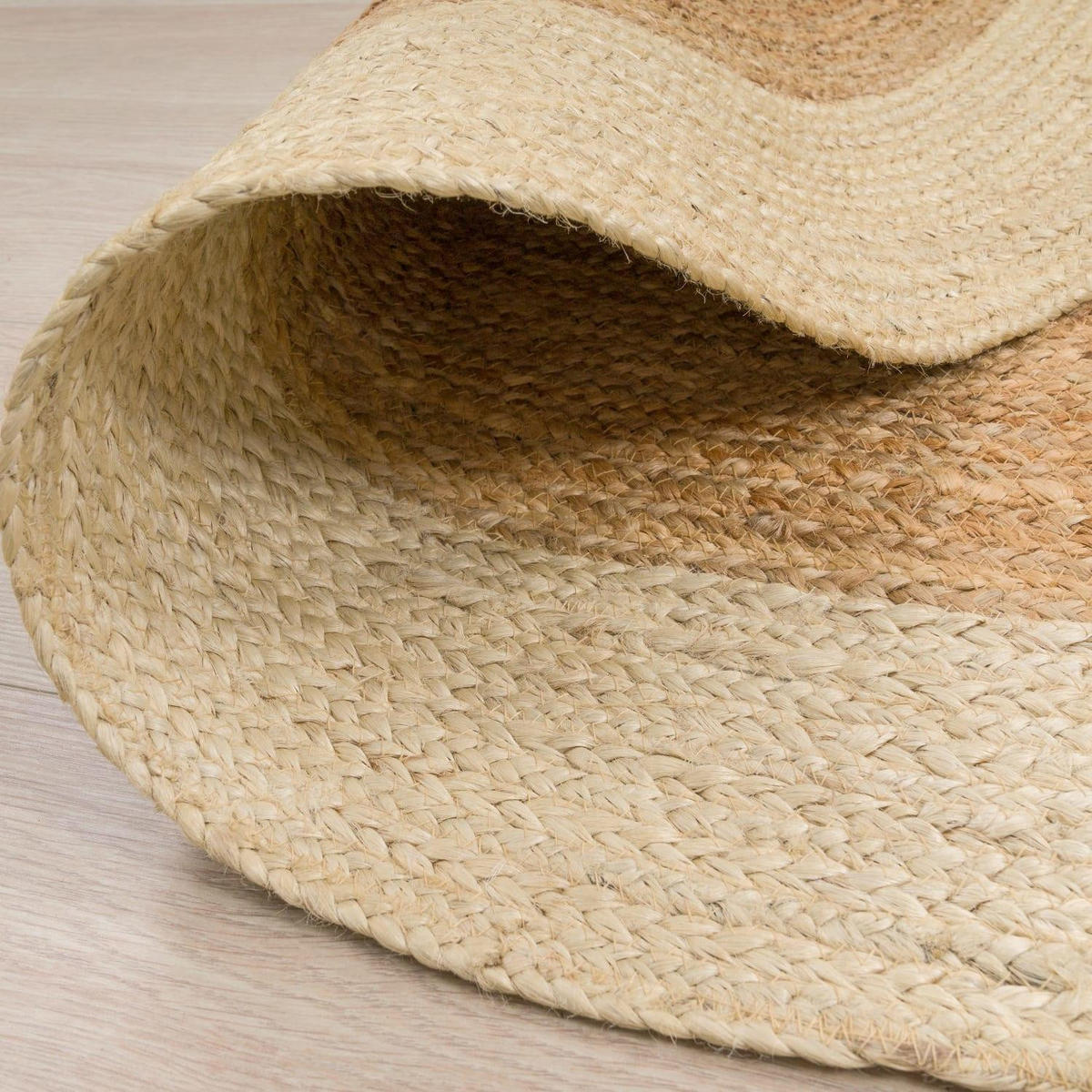 HOCHFLORTEPPICH 80/80 cm Viborg 594 - Beige, Naturmaterialen (80/80cm) - Paco Home