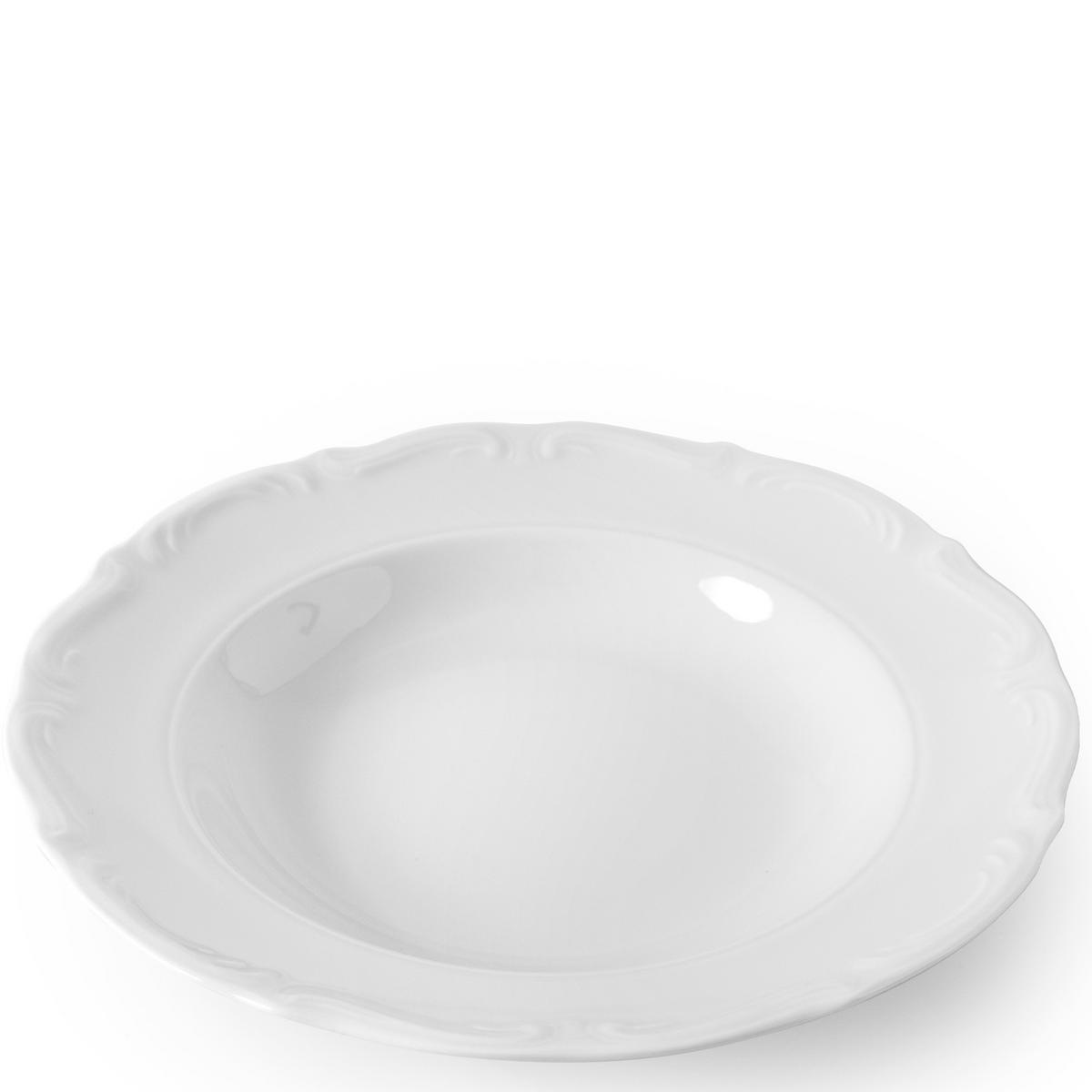 TAFELSERVICE 6 Personen Chodziez MARIA TERESA 23-tlg - Weiß, Keramik (25/2/25cm) - KONSIMO®